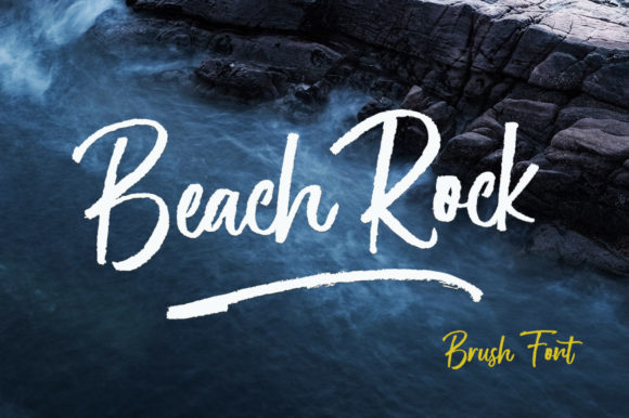 Beach Rock: A Stylish Script Font for Creative Projects