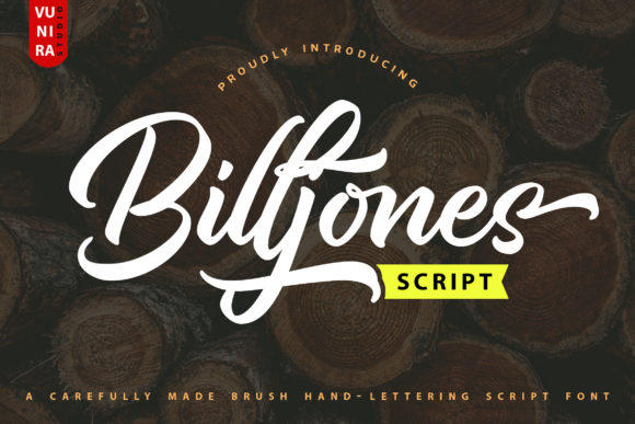 Billjones Brush Hand-Lettering Script: A Timeless Art in Modern Design