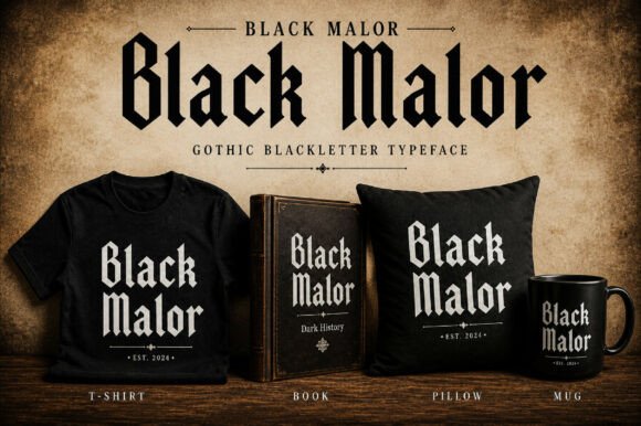 Black Malor: A Bold Statement in Gothic Typography