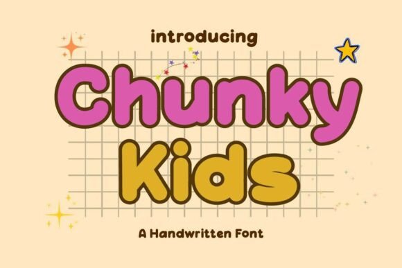 Chunky Kids: A Bold and Playful Font for Creative Projects