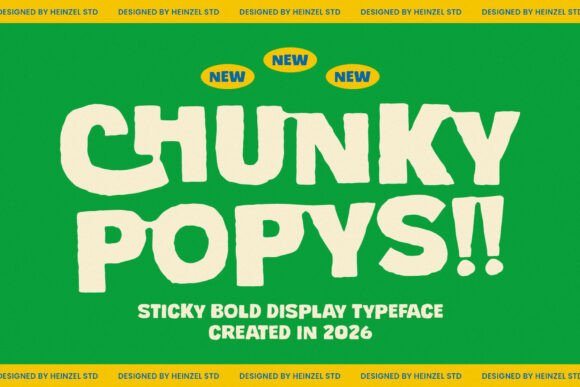 Chunky Popys: A Bold Typographic Statement