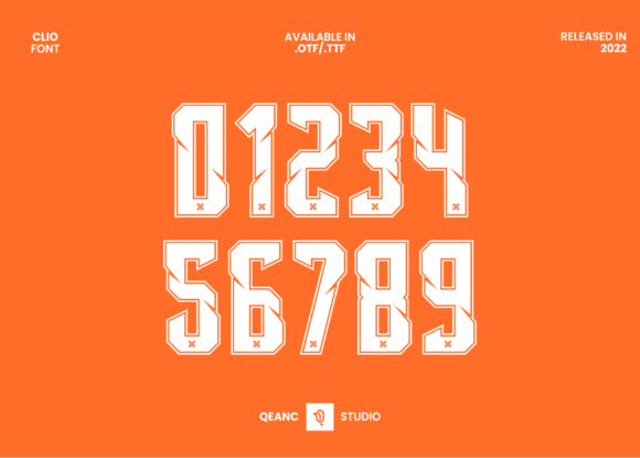 Clio: A Bold Font for Sports and Racing Enthusiasts
