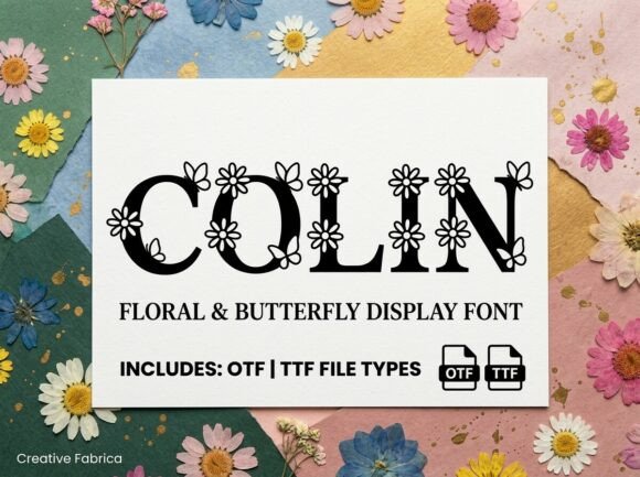Colin: A Bold Display Typeface That Captures the Spirit of the Meadow