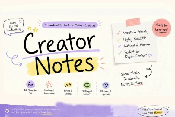 Creator Notes: A Font for Modern Creativity