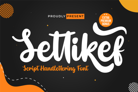 Discover the Beauty of Settikef: A Handwritten Font with a Unique Touch