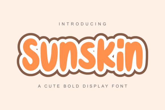 Discover the Charm of Sunskin: A Versatile Display Font for Creative Expression