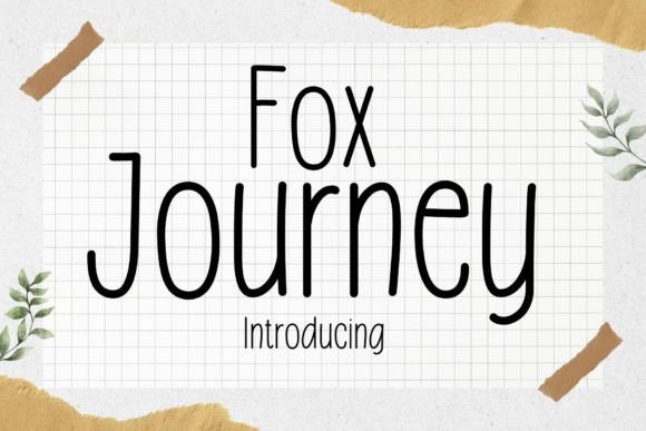 Discover the Magic of Fox Journey: A Versatile Font for Every Creative Project