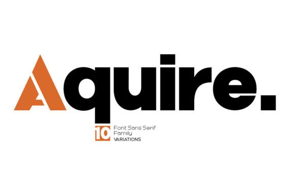 Exploring Aquire: The Modern Sans Serif Font for Contemporary Design