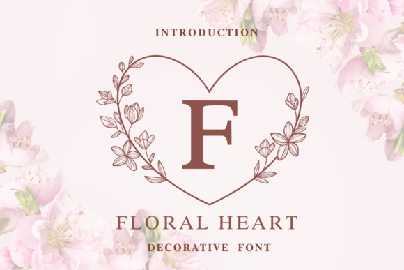Floral Heart Monogram