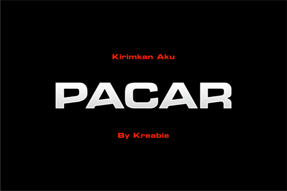 Pacar: A Bold Statement in Modern Typography