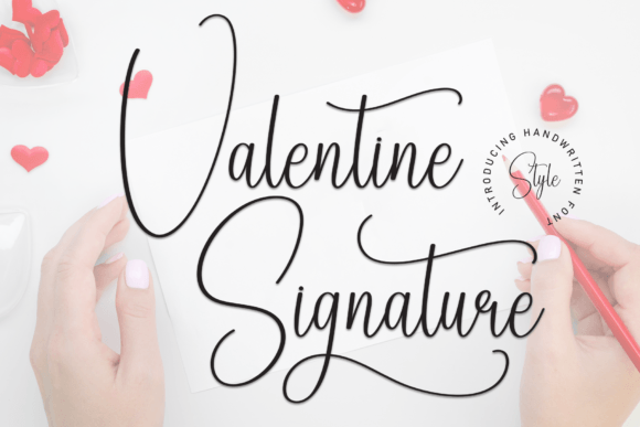 The Valentine Signature Font: Elegance in Every Stroke